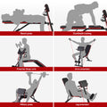 Everfit Adjustable Weight Bench Preacher Curl Dumbbell 260kg