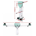 Everfit Leg Stretcher Machine Foldable 180 degree Adjustable Split Machine Green