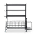 Everfit Dumbbell Rack Weight Storage Home Gym Black