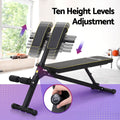 Everfit Roman Chair Adjustable Weight Bench Strength Training Preacher