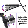 Everfit Roman Chair Adjustable Weight Bench Strength Training Preacher