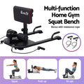 Everfit Sissy Squat Bench Adjustable Leg Extension Strength Training