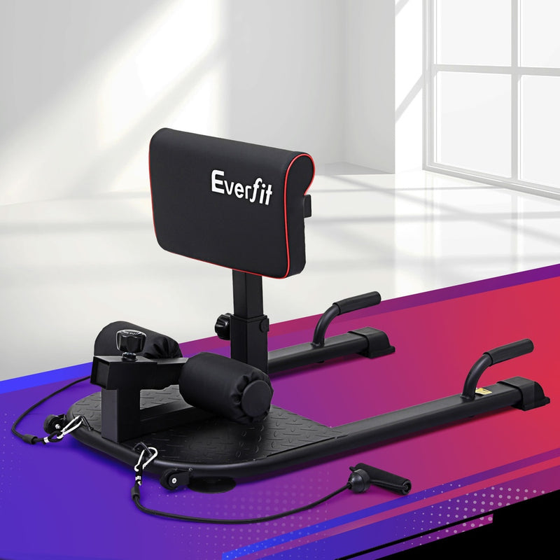 Everfit Sissy Squat Bench Adjustable Leg Extension Strength Training
