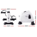 Everfit Pedal Exerciser Under Desk Bike Mini Cross Trainer White