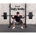 Everfit Weight Bench Adjustable Squat Rack 300kg Home Gym