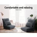 Artiss Floor Sofa Bed Folding Foam Lounge Chair Recliner Camping
