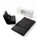 Artiss Sofa Bed Adjustable Floor Chair & TV Unit 120cm Entertainment Cabinet Set