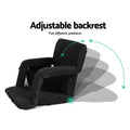Artiss Sofa Bed Lounge Chair Heated Recliner Futon Folding