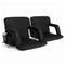 Artiss 2X Floor Lounge Sofa Bed Heated Cushion Armrest