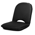 Artiss Floor Lounge Sofa Chair Black Camping Folding