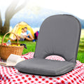 Artiss Floor Lounge Sofa Chair Grey Camping Recliner