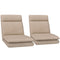 Artiss Floor Chair Sofa Linen Beige 2x