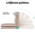 Artiss Floor Chair Sofa Linen Beige 2x