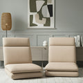 Artiss Floor Chair Sofa Linen Beige 2x