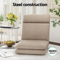 Artiss Floor Chair Sofa Linen Beige 4X