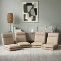 Artiss Floor Chair Sofa Linen Beige 4X