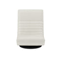 Artiss Floor Chair Lounge Swivel Foldable Linen White 2X