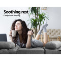 Artiss Floor Lounge Sofa Bed 2 Seater Grey Fabric