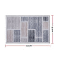 Artiss Floor Rug 50x80cm Velvet Non-Slip Bath Mat Soft Doormat