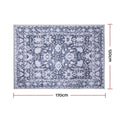 Artiss Floor Rug 120x170cm Velvet Washable Grey Modern Carpet Mat