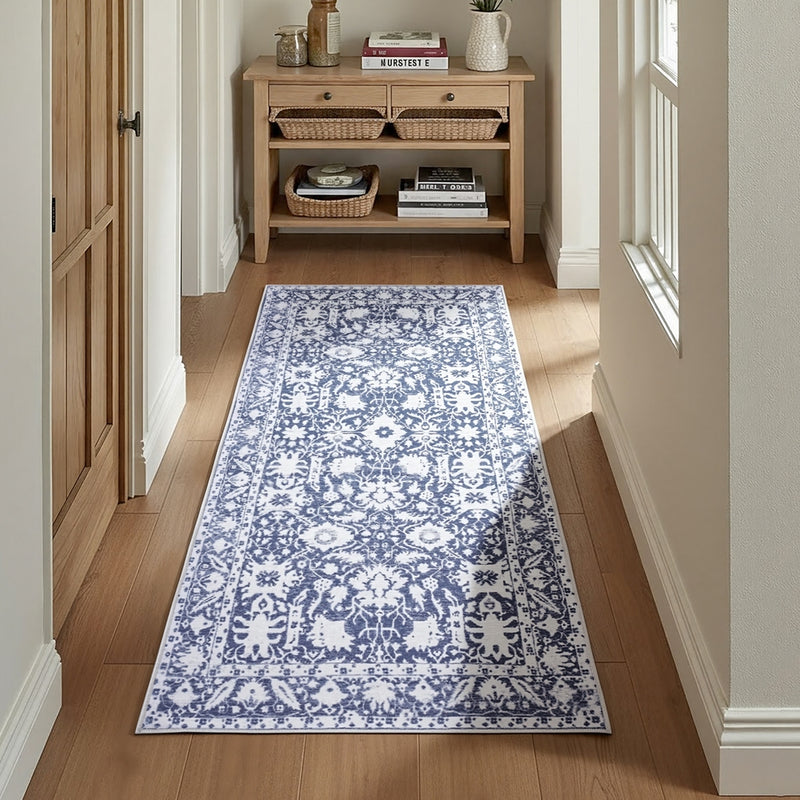 Artiss Hallway Runner Rug 80x180cm Velvet Washable Kitchen Mat