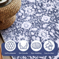 Artiss Hallway Runner Rug 80x300cm Velvet Washable Kitchen Mat