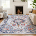 Artiss Floor Rug 200x290cm Large Washable Carpet Grey