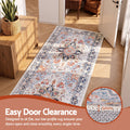 Artiss 80 x 180 cm Runner Rugs For Living Room No Heavy Rubber Crease-Free Foldable Design For Kitchen Entryway And Bedroom 100% Polyester Water-repellent Resistant Non-Shedding