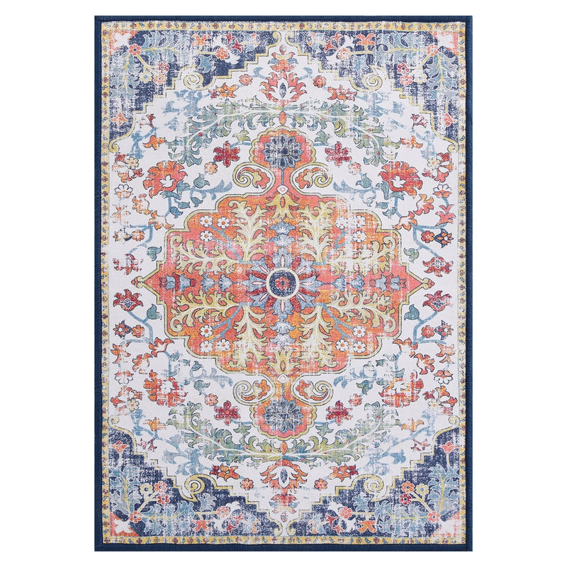 Artiss Floor Rug 240x340cm Washable Geometric Modern Carpet Mat