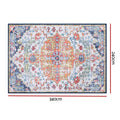 Artiss Floor Rug 240x340cm Washable Geometric Modern Carpet Mat