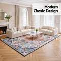 Artiss Floor Rug 240x340cm Washable Geometric Modern Carpet Mat