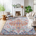 Artiss Floor Rug 240x340cm Washable Geometric Modern Carpet Mat