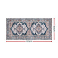Artiss 60 x 120 cm Washable Runner Area Rug No Hard Glue Quilt-Like Soft for Home Decor, 0.5cm Ultra-Thin Pet Friendly Bohemian Medallion Bedroom Carpet