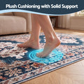 Artiss 80 x 180 cm Washable Runner Area Rug No Hard Glue Quilt-Like Soft for Home Decor, 0.5cm Ultra-Thin Pet Friendly Bohemian Medallion Bedroom Carpet