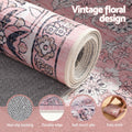 Artiss Floor Rug 200x290cm Large Washable Vintage Living Room Carpet