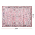 Artiss Floor Rug 240x340cm Large Washable Vintage Area Carpet