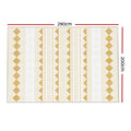 Artiss Rug 200x290cm Washable Soft Short Pile Area Carpet Mat