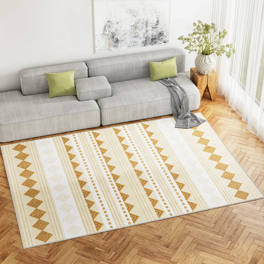 Artiss Rug 200x290cm Washable Soft Short Pile Area Carpet Mat