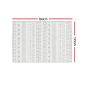 Artiss Area Rug 120x160cm Washable Soft Pile Carpet Mat Grey