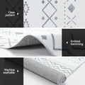 Artiss Area Rug 120x160cm Washable Soft Pile Carpet Mat Grey