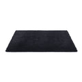 Artiss Floor Rug 140x200cm Shaggy Black Plush Area Carpet