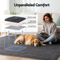 Artiss Shaggy Rug 160x230cm Plush Grey Area Carpet Living Room