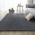 Artiss Shaggy Rug 160x230cm Plush Grey Area Carpet Living Room