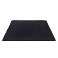 Artiss Floor Rug 200x230cm Shaggy Black Plush Area Carpet