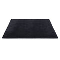 Artiss Floor Rug 200x230cm Shaggy Black Plush Area Carpet