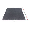 Artiss Floor Rug 200x290cm Shaggy Grey Plush Area Carpet