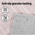 Artiss Rug 200x290cm Washable Microfiber Ripple Large Carpet