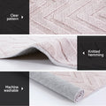 Artiss Rug 200x290cm Washable Microfiber Ripple Large Carpet