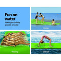 Weisshorn Floating Water Mat 2.7x1.8m Foam Pad Pool Island