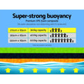 Weisshorn Floating Water Mat 2.7x1.8m Foam Pad Pool Island